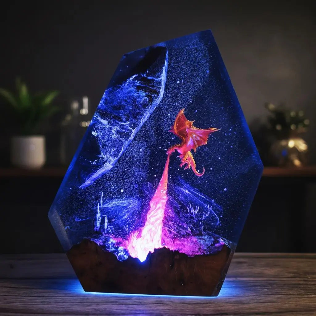 The Dragon's Fury Lamp