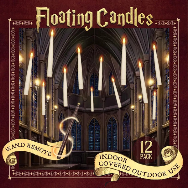 Floating Candles With Wand Remote (Without Batteries)