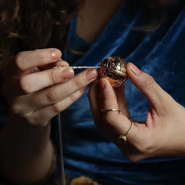 Golden Snitch Engagement Ring Holder – Magical Engagement Ring Box